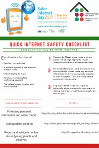 Internet safety checklist